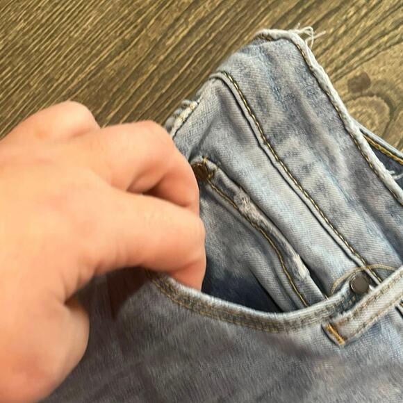 Articles of Society Womens Skinny Jeans Mid Rise Denim Light Wash Blue Size 26 - Picture 5 of 12